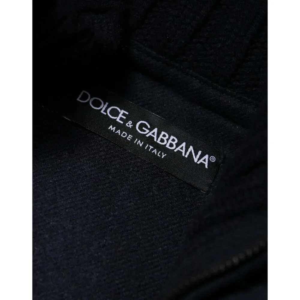 Dolce & Gabbana Black Nylon Hooded Puffer Men Coat Jacket - Picture 6 of 9